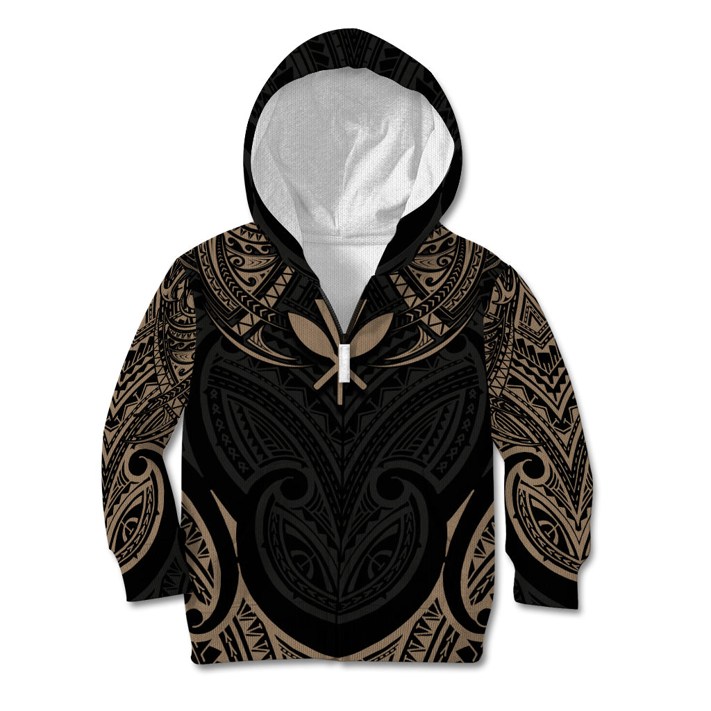 Polynesian Hawaii Tattoo Kid Hoodie TS04 Zip Hoodie Multicolor - Polynesian Pride
