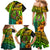 Hawaii Family Matching Mermaid Dress and Hawaiian Shirt Polynesian Fish Hook and Hibiscus Flowers with Gradient Pattern TS04 - Polynesian Pride