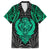 Polynesian Family Matching Off Shoulder Short Dress and Hawaiian Shirt Abstract Tiki TS04 Dad's Shirt - Short Sleeve Black/Yellow - Polynesian Pride