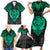 Polynesian Family Matching Short Sleeve Bodycon Dress and Hawaiian Shirt Abstract Tiki TS04 - Polynesian Pride