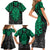 Polynesian Family Matching Short Sleeve Bodycon Dress and Hawaiian Shirt Abstract Tiki TS04 - Polynesian Pride