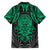 Polynesian Family Matching Short Sleeve Bodycon Dress and Hawaiian Shirt Abstract Tiki TS04 - Polynesian Pride