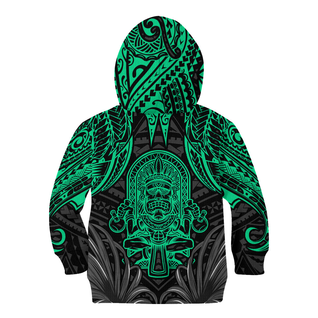 Polynesian Kid Hoodie Abstract Tiki TS04 - Polynesian Pride
