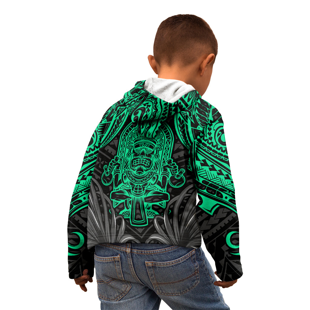 Polynesian Kid Hoodie Abstract Tiki TS04 - Polynesian Pride
