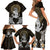 Polynesian Swordfish Family Matching Short Sleeve Bodycon Dress and Hawaiian Shirt with Anchor Pattern and Tribal Turtle TS04 - Polynesian Pride