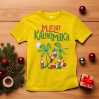 Mele Kalikimaka Santa Climb Palm Tree Hawaiian Christmas T Shirt TS09 Daisy - Polynesian Pride