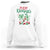 Mele Kalikimaka Santa Climb Palm Tree Hawaiian Christmas Sweatshirt TS09 White - Polynesian Pride