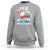 Mele Kalikimaka Surfing Cute Santa Hawaiian Christmas Sweatshirt TS09 Sport Gray - Polynesian Pride