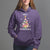 Mele Kalikimaka Hawaiian Christmas Tree Tropical Flower Hoodie TS09 Purple - Polynesian Pride