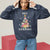 Mele Kalikimaka Hawaiian Christmas Tree Tropical Flower Sweatshirt TS09 Navy - Polynesian Pride