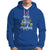 Mele Kalikimaka Hawaiian Christmas Tree Hoodie TS09 Royal Blue - Polynesian Pride
