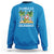 Mele Kalikimaka Santa Hawaiian Christmas Hula Dance Sweatshirt TS09 Sapphire - Polynesian Pride