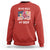Christmas In Hawaii Sweatshirt Ho Ho Hold My Beer Drunk Santa USA Flag TS09 Red - Polynesian Pride