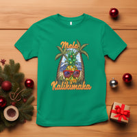 Mele Kalikimaka Christmas In Hawaii Xmas Light Pineapple T Shirt TS09 Irish Green - Polynesian Pride