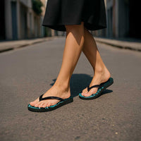 Turquoise New Zealand Mangopare Flip Flops Aotearoa Maori Koru Style - Polynesian Pride