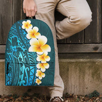 Turquosie Tropical Plumeria With Galaxy Polynesian Art Backpack LT14 - Polynesian Pride