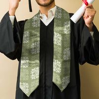 Vesuvian Green Palaka Quilt Hawaii Graduation Stole Traditional Hawaii-plaid Pattern LT14 - Polynesian Pride