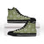 Vesuvian Green Palaka Quilt Hawaii High Top Shoes Traditional Hawaii-plaid Pattern - Polynesian Pride