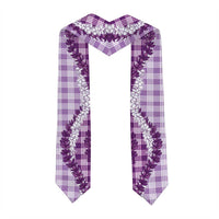 Violet Hawaii Palaka Graduation Stole Hawaiian Honohono Lei LT05 - Polynesian Pride