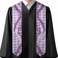 Violet Hawaii Palaka Graduation Stole Hawaiian Honohono Lei LT05 - Polynesian Pride