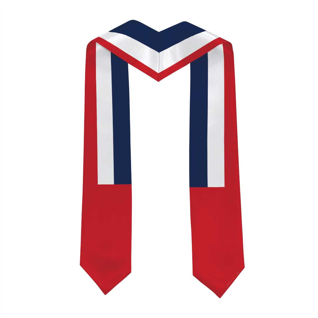 Wallis And Futuna Graduation Stole Flag Style