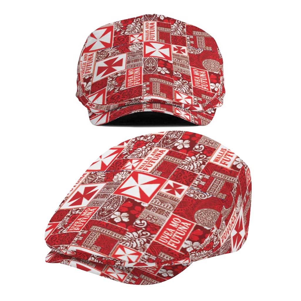 Wallis Et Futuna Kilisimasi Fiefia Jeff Hat Pacific Patchwork Xmas Vibes - Polynesian Pride
