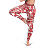 Wallis Et Futuna Kilisimasi Fiefia Leggings Pacific Patchwork Xmas Vibes LT9 - Polynesian Pride