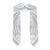 White Sunday Lotu Tamaiti Graduation Stole Polynesian Wave Pastel Gray - Polynesian Pride