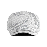 White Sunday Lotu Tamaiti Jeff Hat Polynesian Wave Pastel Gray - Polynesian Pride