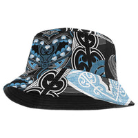 World Cricket New Zealand Bucket Hat Kia kaha nga Potae Pango LT9 One Size Black - Polynesian Pride