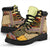 Yellow Aotearoa Kowhaiwhai Pattern All Season Boots NZ Maori Quilt Style - Polynesian Pride