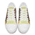 Yellow Aotearoa Kowhaiwhai Pattern Low Top Shoes NZ Maori Quilt Style - Polynesian Pride