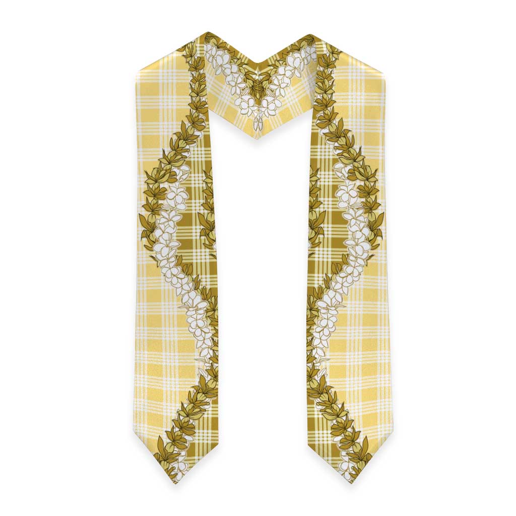 Yellow Hawaii Palaka Graduation Stole Hawaiian Honohono Lei LT05 - Polynesian Pride