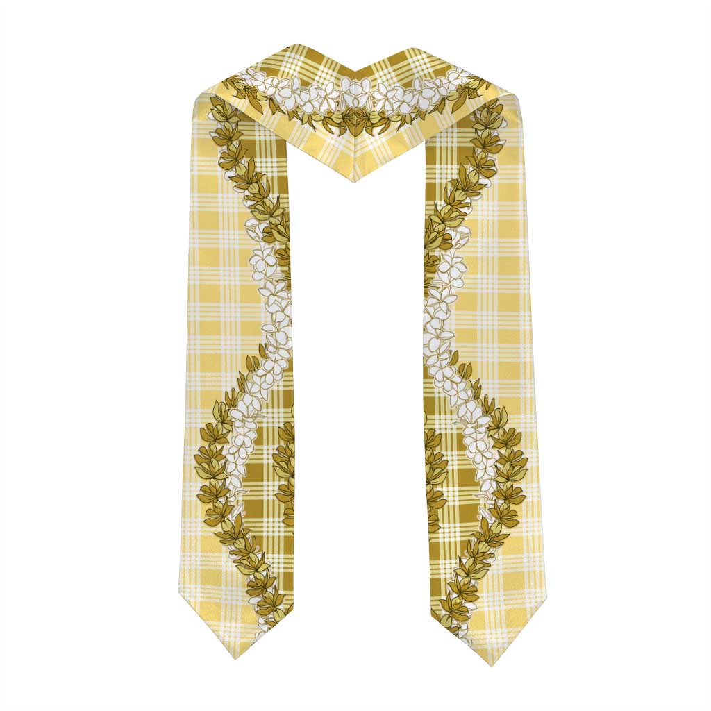 Yellow Hawaii Palaka Graduation Stole Hawaiian Honohono Lei LT05 - Polynesian Pride