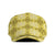 Yellow Hawaiian Quilt Jeff Hat Hawaii Pineapple Monstera Palaka Motifs - Polynesian Pride