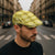 Yellow Hawaiian Quilt Jeff Hat Hawaii Pineapple Monstera Palaka Motifs - Polynesian Pride