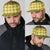 Yellow Hawaiian Quilt Snapback Cap Hawaii Pineapple Monstera Palaka Motifs - Polynesian Pride