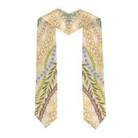 Yellow Palaka Hawaii Leis Graduation Stole Hawaiian-plaid Elegant Tropical Vibes LT14 - Polynesian Pride