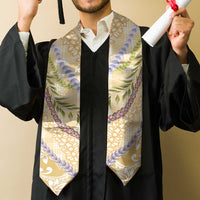 Yellow Palaka Hawaii Leis Graduation Stole Hawaiian-plaid Elegant Tropical Vibes LT14 - Polynesian Pride