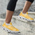 Yellow Palaka Quilt Hawaii Clunky Sneakers Traditional Hawaii-plaid Pattern - Polynesian Pride