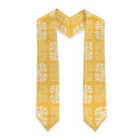 Yellow Palaka Quilt Hawaii Graduation Stole Traditional Hawaii-plaid Pattern - Polynesian Pride
