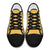 Yellow Palaka Quilt Hawaii Low Top Shoes Traditional Hawaii-plaid Pattern - Polynesian Pride