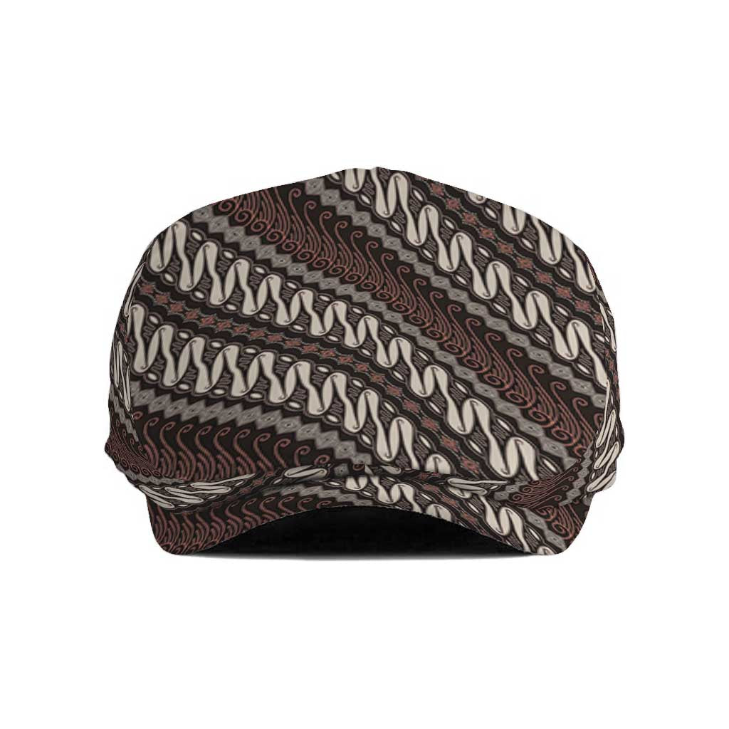 Yogyakarta Parang Batik Motifs Jeff Hat Indonesian Traditional Pattern
