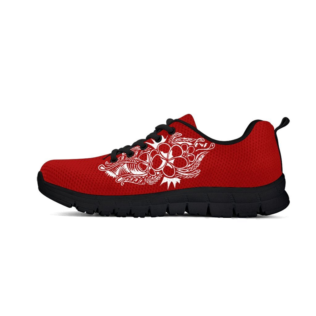 Hawaii Sneakers - Ohana Tiare Red Version - A0 - Polynesian Pride