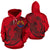 Tahiti Hoodie Tahiti Flag Polynesian Shark Pattern TH0 Unisex Red - Polynesian Pride