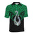 Maori Tattoo Polo Shirt Hei Matau Abalone Green - Polynesian Pride