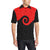 Maori Black and Red Polo T Shirt Unisex Black - Polynesian Pride