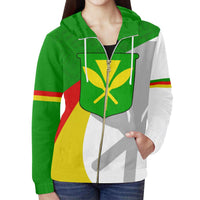 Kanaka Zipper Hoodie Typecast Style - Polynesian Pride