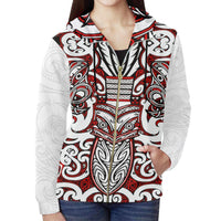 New Zealand Zip up Hoodie Maori Rugby - Polynesian Pride