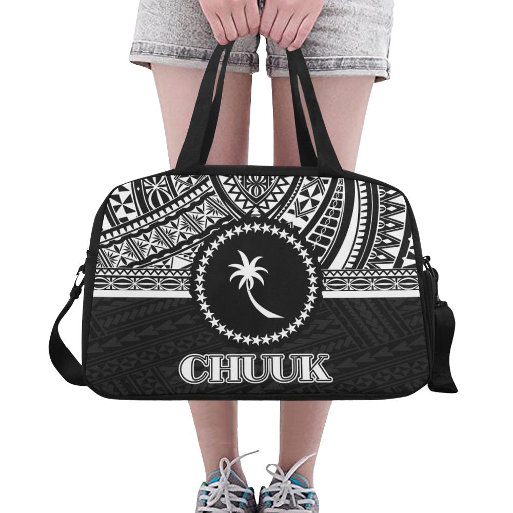 Chuuk Fitness Handbag - Black White Version Chuuk One Size Black - Polynesian Pride